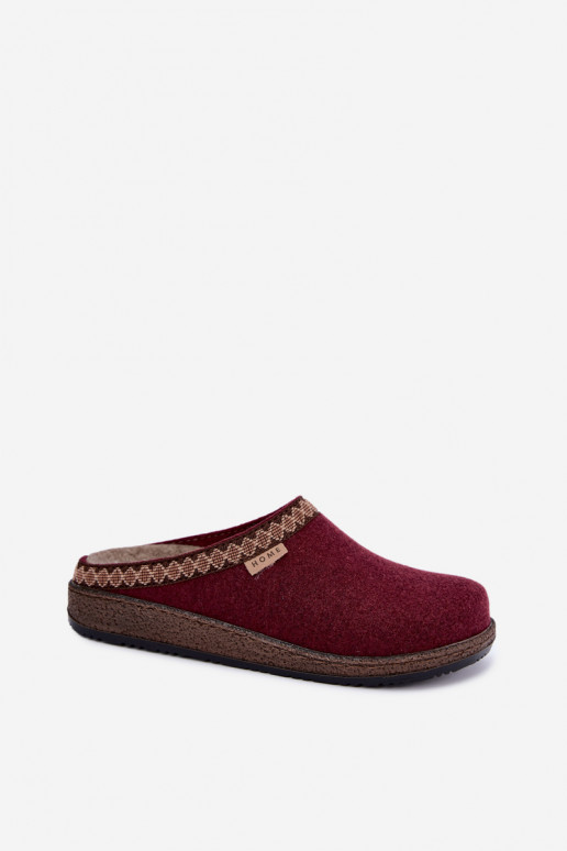 Zapatillas de mujer Inblu NL000009 burdeos