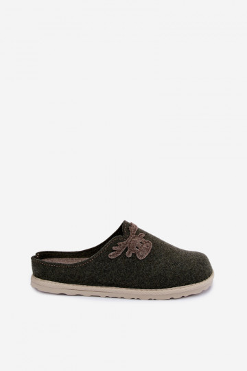 Zapatillas de mujer con ciervos Inblu CS000049 caqui 2