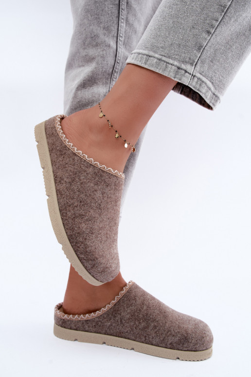 Zapatillas de casa de mujer Inblu BS000009 arena