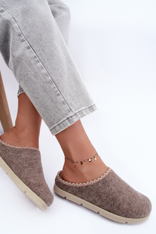 Zapatillas de casa de mujer Inblu BS000009 arena