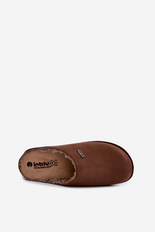 Zapatillas de casa de mujer Inblu CS000034 marrón oscuro