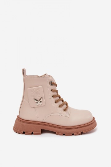 botines aislados para niños en color arena Alverina 2
