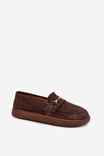 mocasines de ante sintético marrón Zazoo