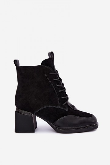 botines aislantes de ante sintético Artiker 59C0116 en color negro 2