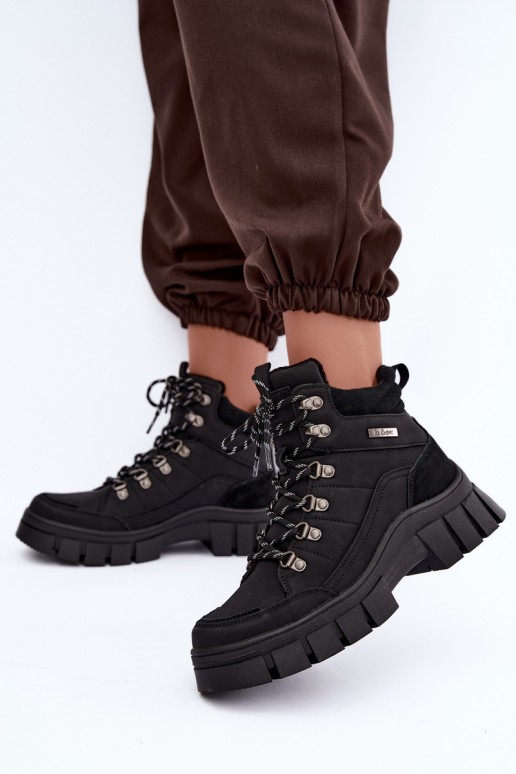 zapatos aislantes para mujer Lee Cooper LCJ-26-31-4580 en color negro