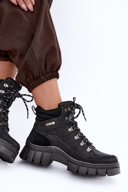 zapatos aislantes para mujer Lee Cooper LCJ-26-31-4580 en color negro