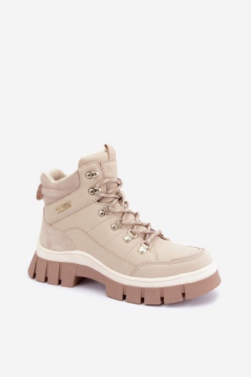 zapatos aislantes para mujer Lee Cooper LCJ-26-31-4581 en color arena