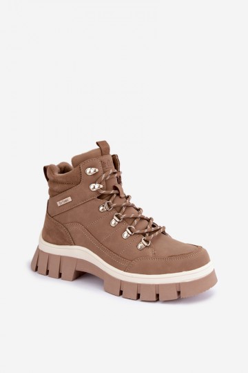 zapatos aislantes para mujer Lee Cooper LCJ-26-31-4582 en color arena