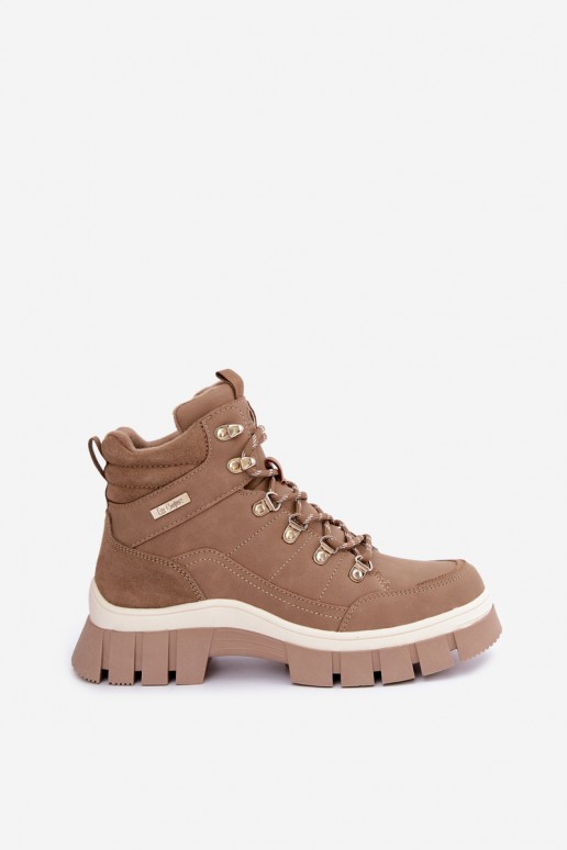 zapatos aislantes para mujer Lee Cooper LCJ-26-31-4582 en color arena