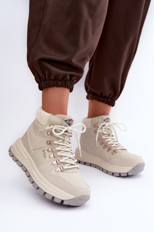 zapatos aislantes para mujer Lee Cooper LCJ-26-03-4525 en color gris