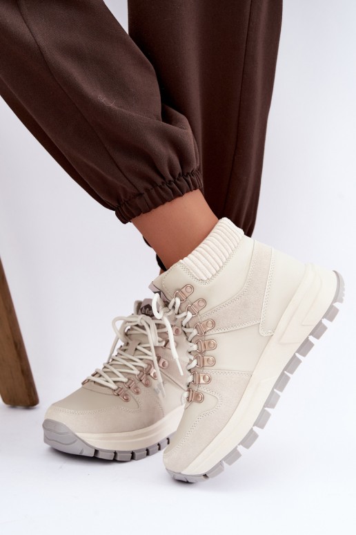 zapatos aislantes para mujer Lee Cooper LCJ-26-03-4525 en color gris