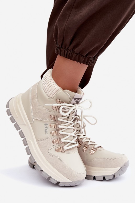 zapatos aislantes para mujer Lee Cooper LCJ-26-03-4525 en color gris