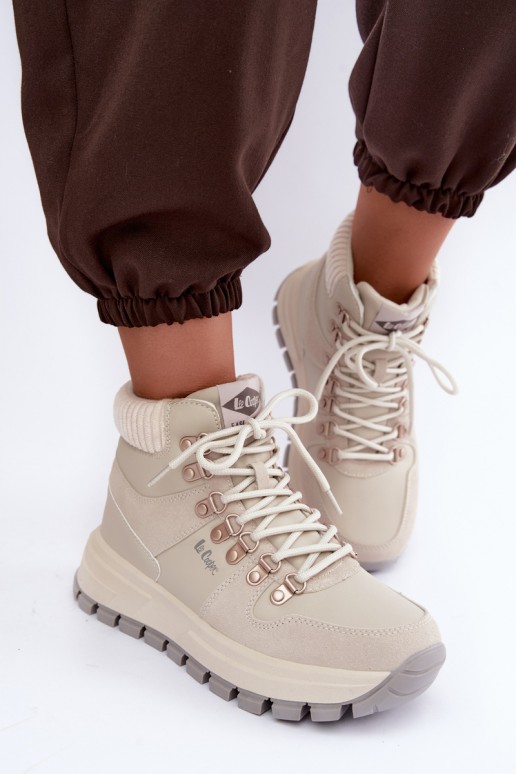 zapatos aislantes para mujer Lee Cooper LCJ-26-03-4525 en color gris