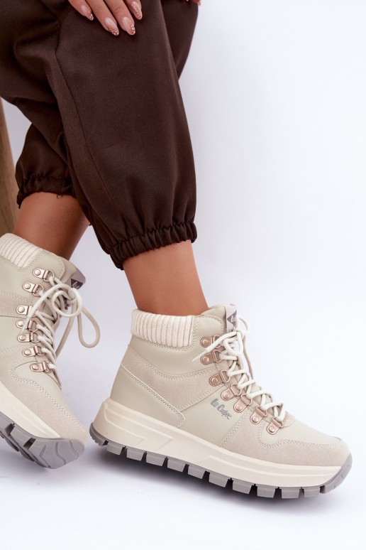 zapatos aislantes para mujer Lee Cooper LCJ-26-03-4525 en color gris
