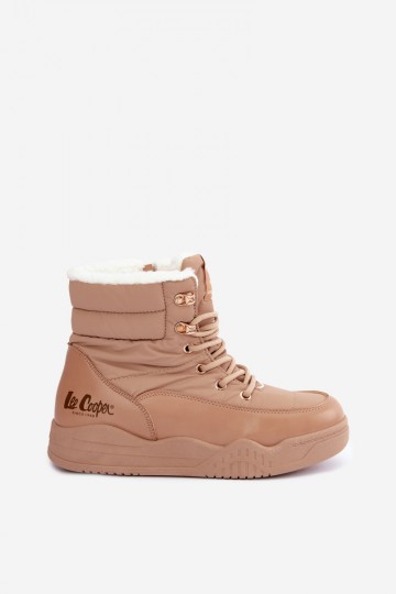 botas de nieve con cordones Lee Cooper LCJ-44-4565 en color marrón 2