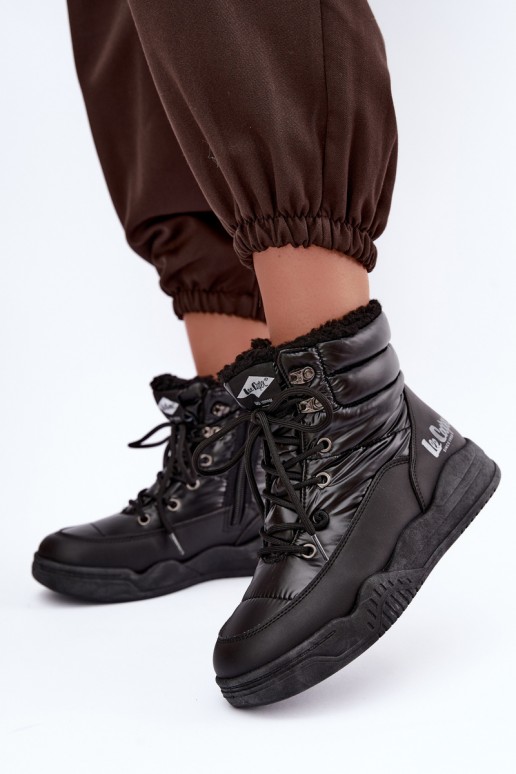 botas de nieve con cordones Lee Cooper LCJ-44-4562 en color negro