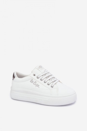 zapatillas de plataforma Lee Cooper LCJ-26-44-4561 en color blanco