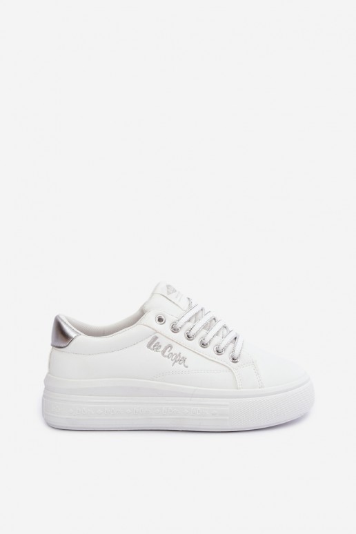 zapatillas de plataforma Lee Cooper LCJ-26-44-4561 en color blanco