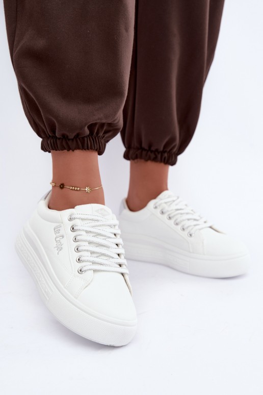 zapatillas de plataforma Lee Cooper LCJ-26-44-4561 en color blanco