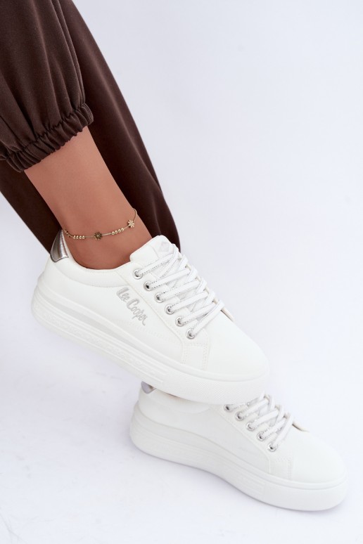 zapatillas de plataforma Lee Cooper LCJ-26-44-4561 en color blanco
