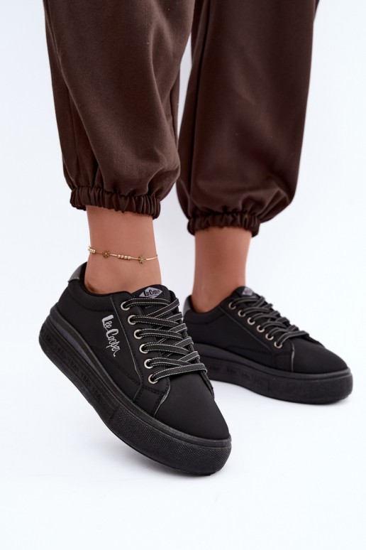 zapatos casual de plataforma Lee Cooper LCJ-26-44-4560 en color negro