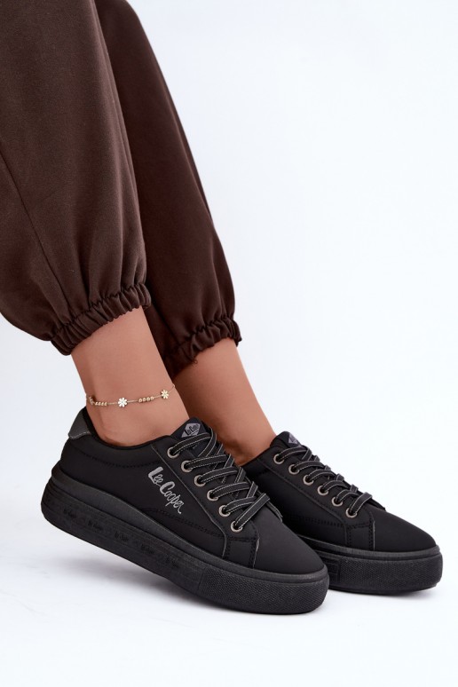 zapatos casual de plataforma Lee Cooper LCJ-26-44-4560 en color negro