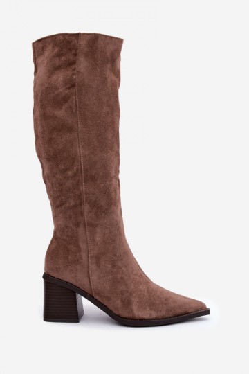 Botas altas térmicas en color arena Isenna 2