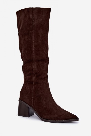 Botas altas térmicas en color chocolate Isenna