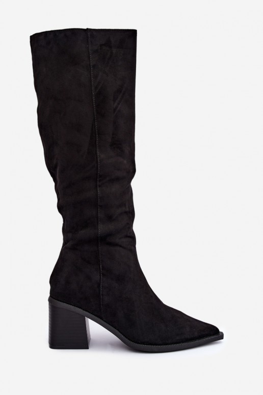 Botas altas térmicas en color negro Isenna