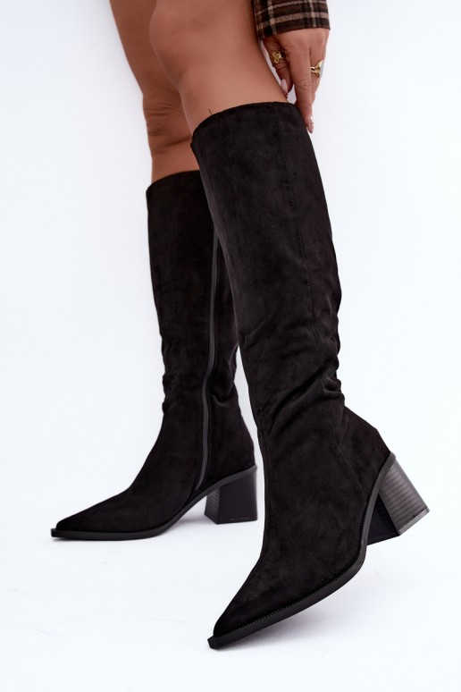 Botas altas térmicas en color negro Isenna