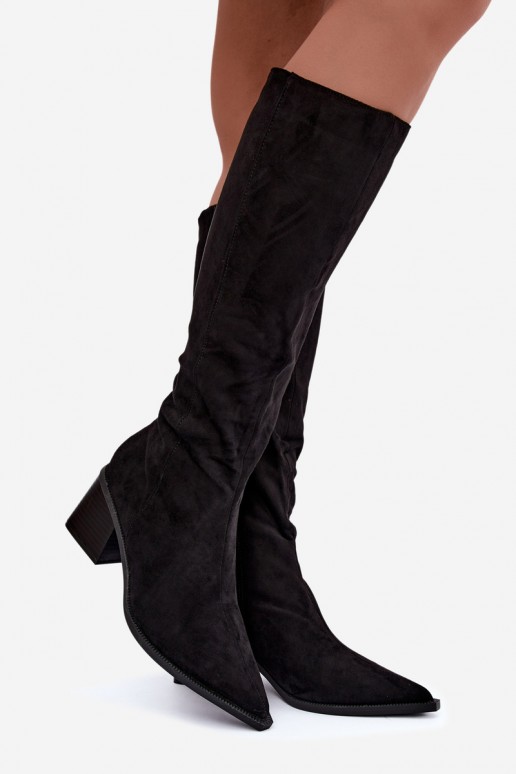 Botas altas térmicas en color negro Isenna