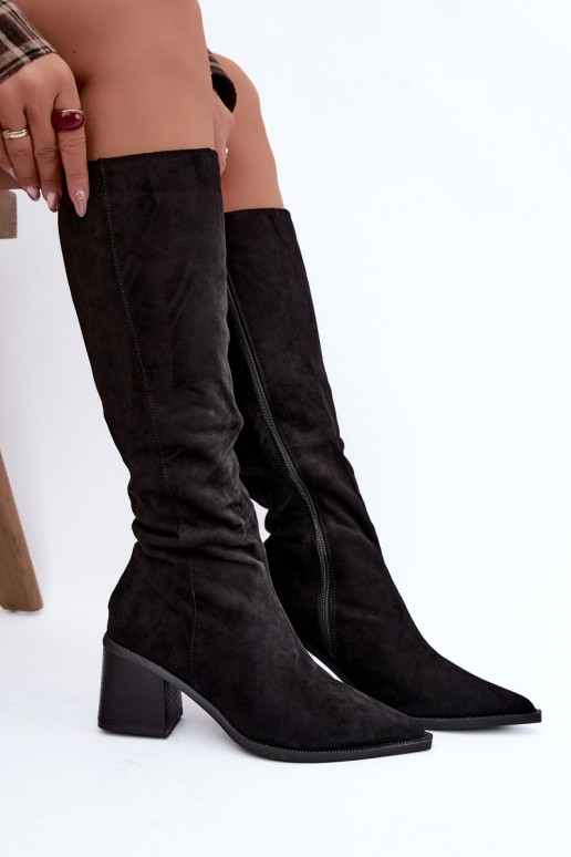 Botas altas térmicas en color negro Isenna