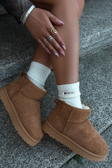 Botas de nieve para mujer en color marrón Rosienne