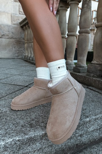 Botas de nieve para mujer en color arena Rosienne 2