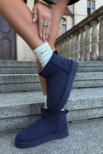 Botas de nieve para mujer en color azul oscuro Rosienne