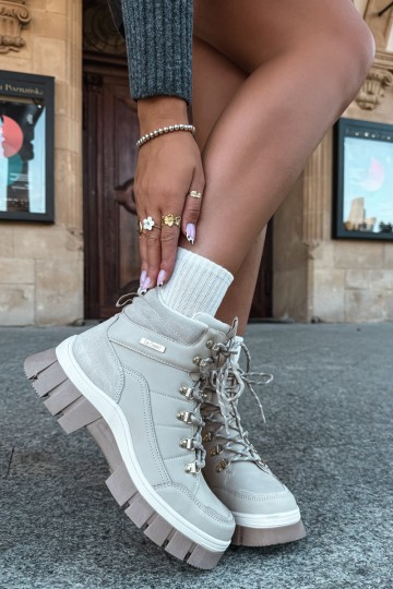 zapatos aislantes para mujer Lee Cooper LCJ-26-31-4581 en color arena 2