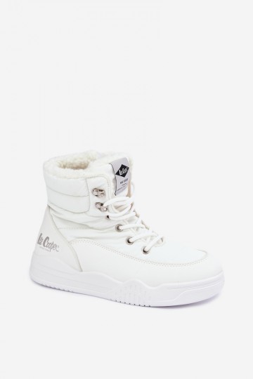 botas de nieve con cordones Lee Cooper LCJ-44-4563 en color blanco 2