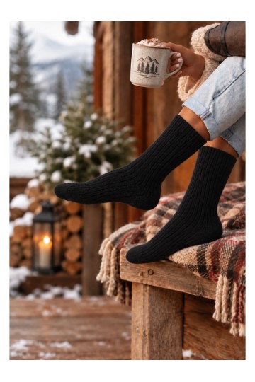 Calcetines negros para mujer