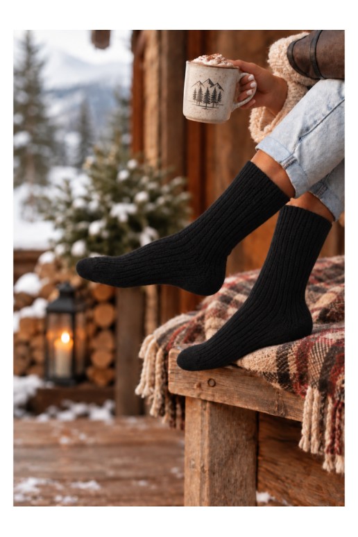 Calcetines negros para mujer