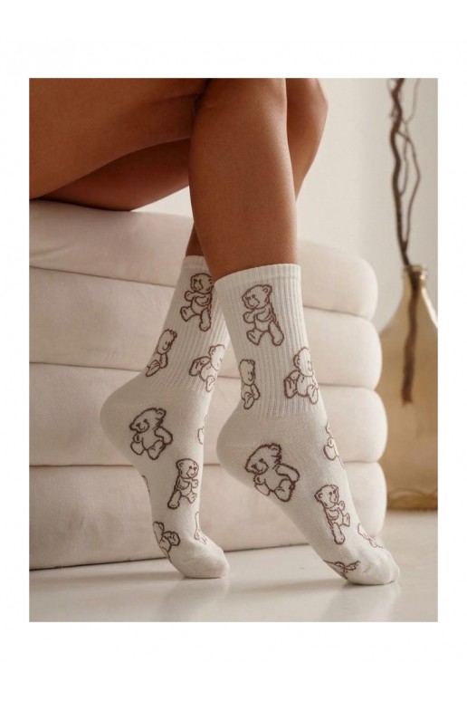 Calcetines color marfil para mujer Contury Misia