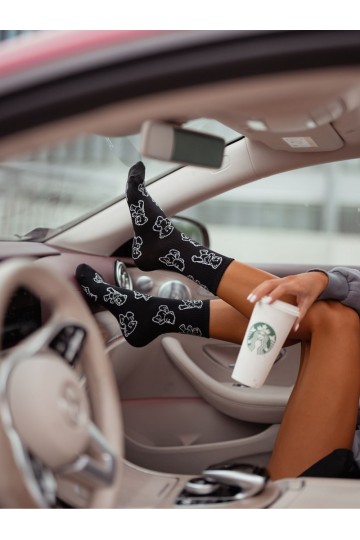 Calcetines negros para mujer Contury Misia