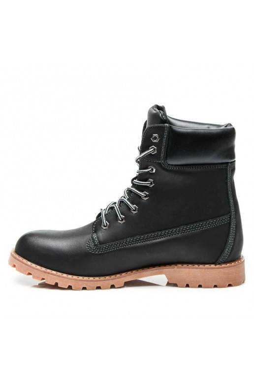 Botines negros elegantes 0251B / S3-46P