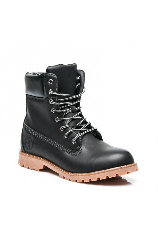 Botines negros elegantes 0251B / S3-46P