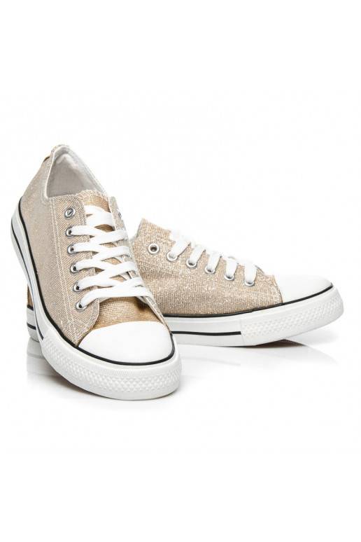 Zapatillas decoradas con purpurina Princess Gold BL42GO