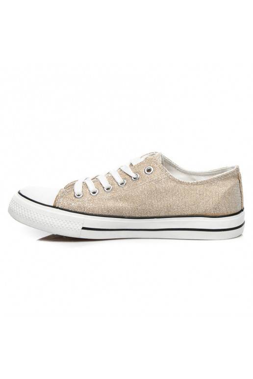 Zapatillas decoradas con purpurina Princess Gold BL42GO