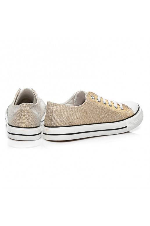 Zapatillas decoradas con purpurina Princess Gold BL42GO