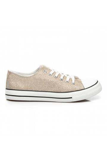 Zapatillas decoradas con purpurina Princess Gold BL42GO 2