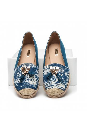Espadrilės "Jeans Blue Suede" BL22-520BL  - 5 2