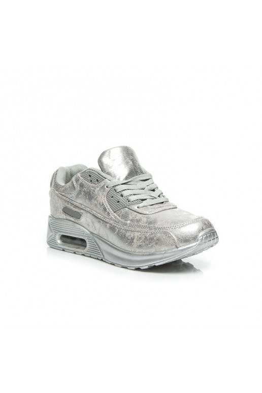 Zapatos deportivos masivos plateados 1-7S