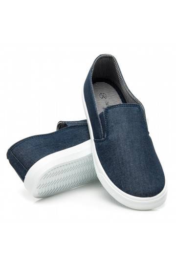 Zapatos Slip On de mezclilla DD371H.BL 2